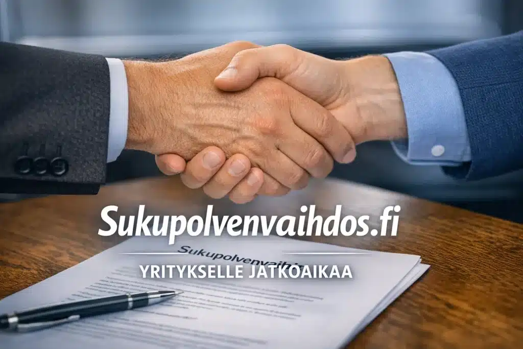 yrityksen sukupolvenvaihdos asiantuntijan kanssa